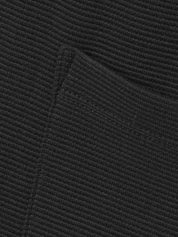 Strickjacke mit Kapuze - 100-schwarz - Schwarz