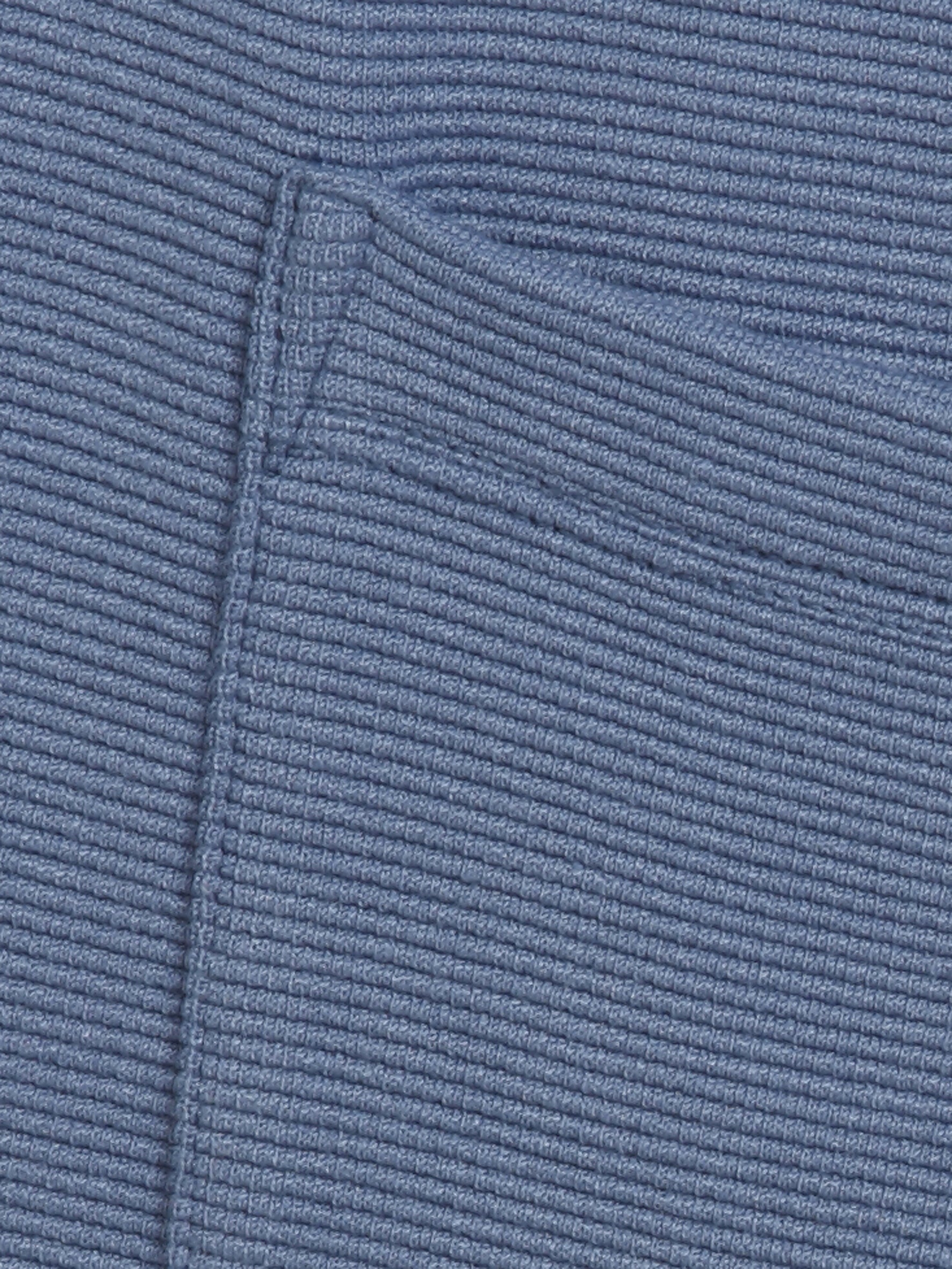 Strickjacke mit Kapuze - 840-bleu - Blau