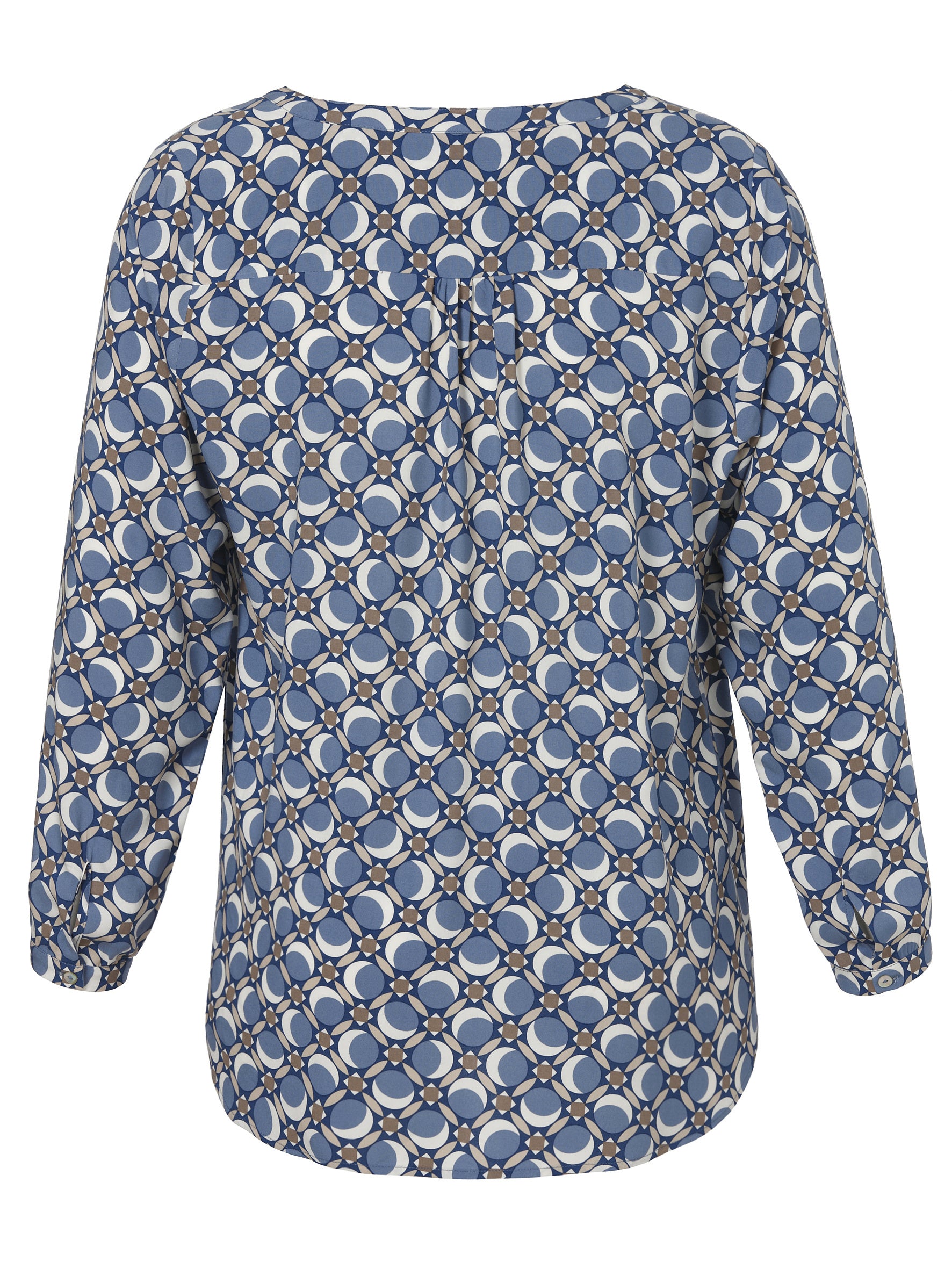 Bluse - 843-bleu multicolor - Blau