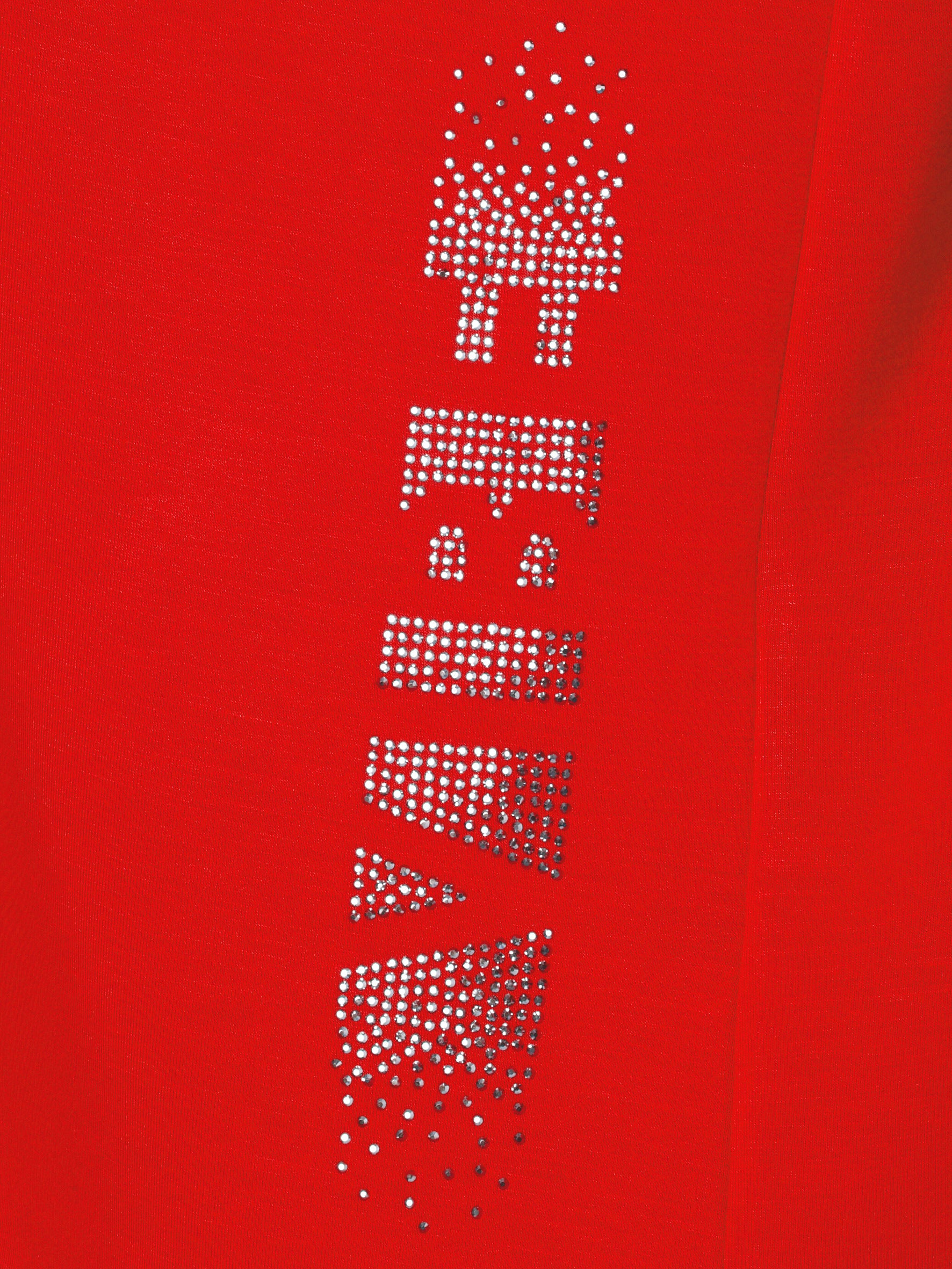 Sweatshirt aus Viskosemix - 350-rot - Rot