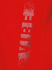 Sweatshirt aus Viskosemix - 350-rot - Rot