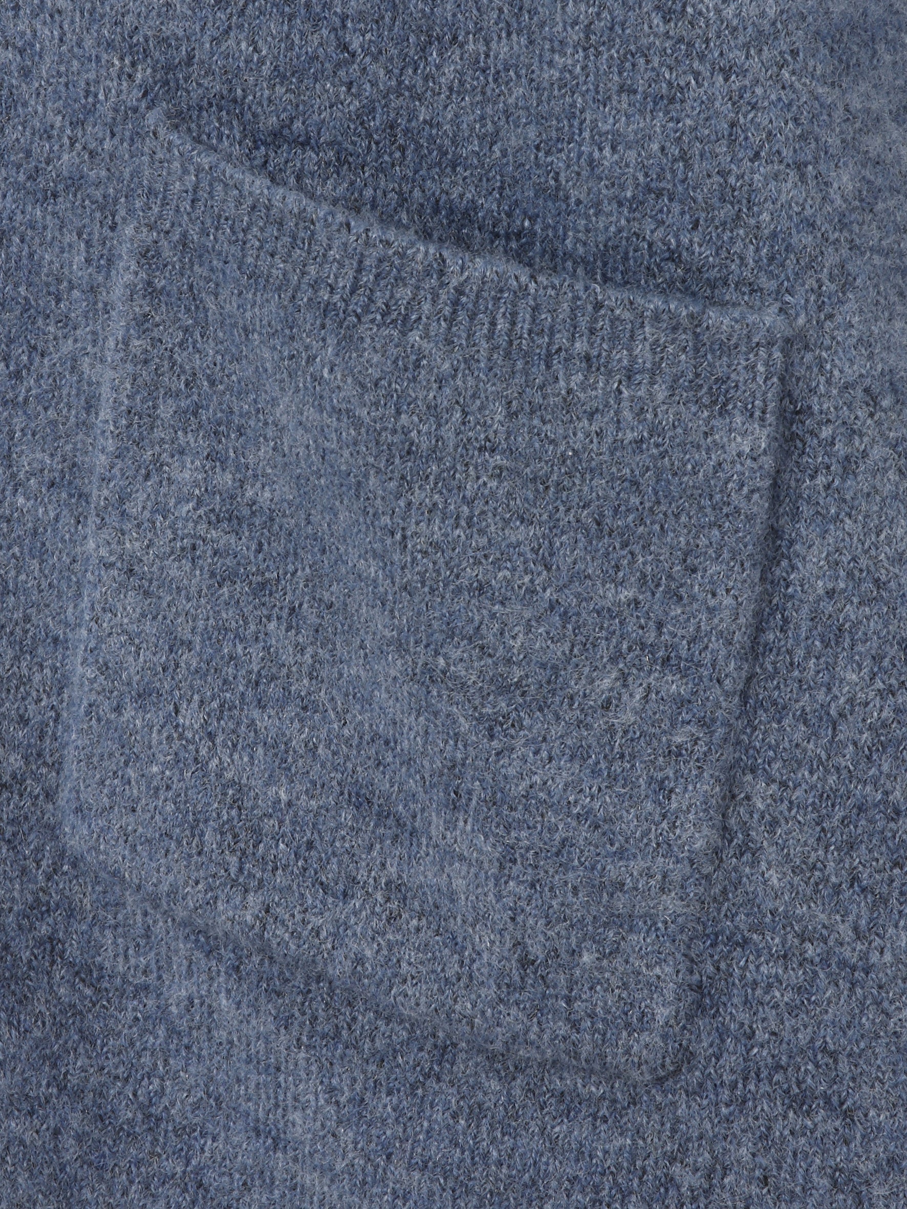 Strickjacke - 841-bleu melange - Blau