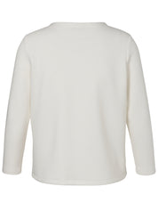 Sweatshirt aus Viskosemix - 920-creme - Creme