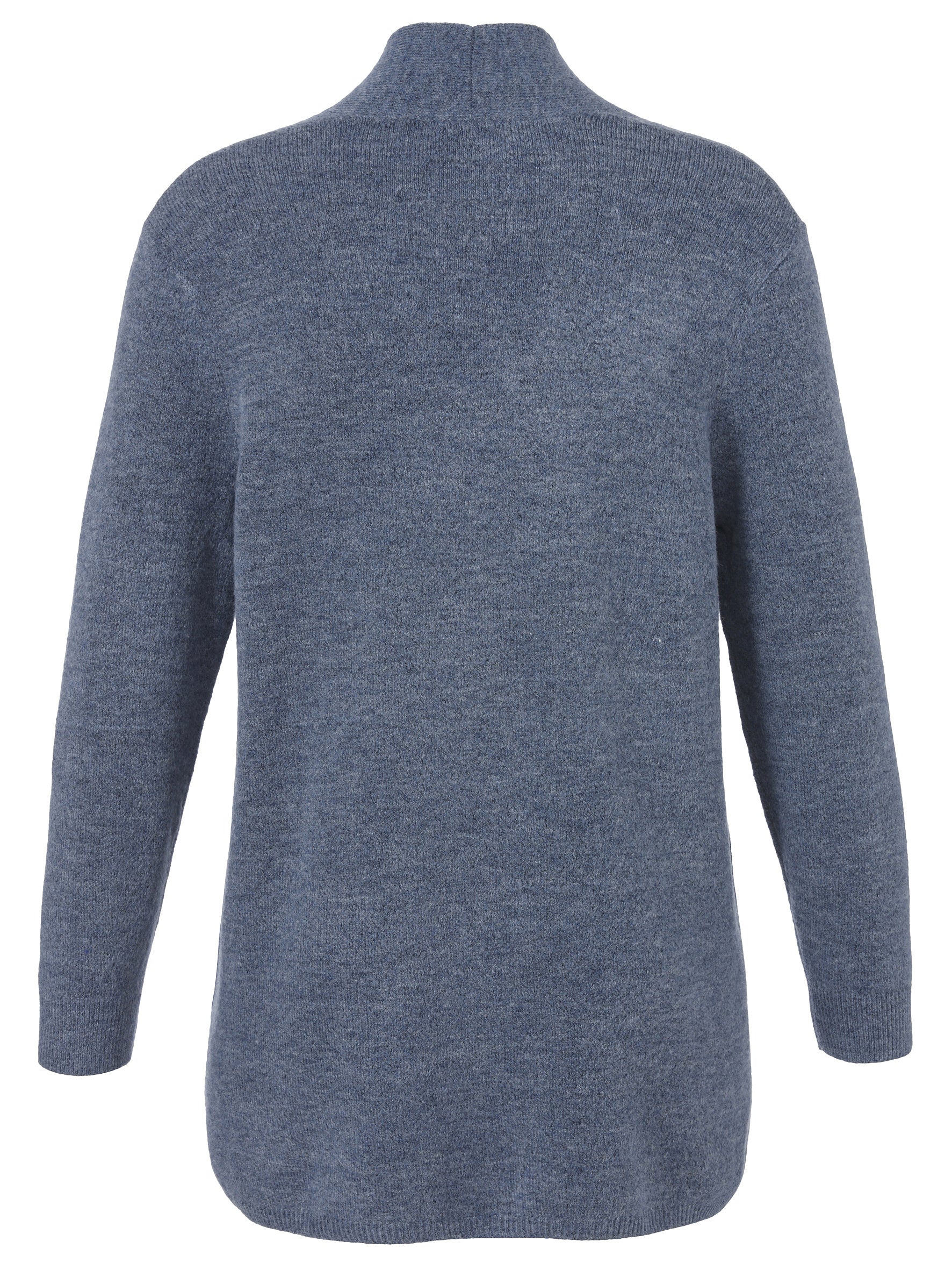 Strickjacke - 841-bleu melange - Blau