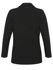 Blazer aus Viskosemix - 104-black - Schwarz