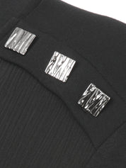 Sweatshirt aus Viskosemix - 104-black - Schwarz