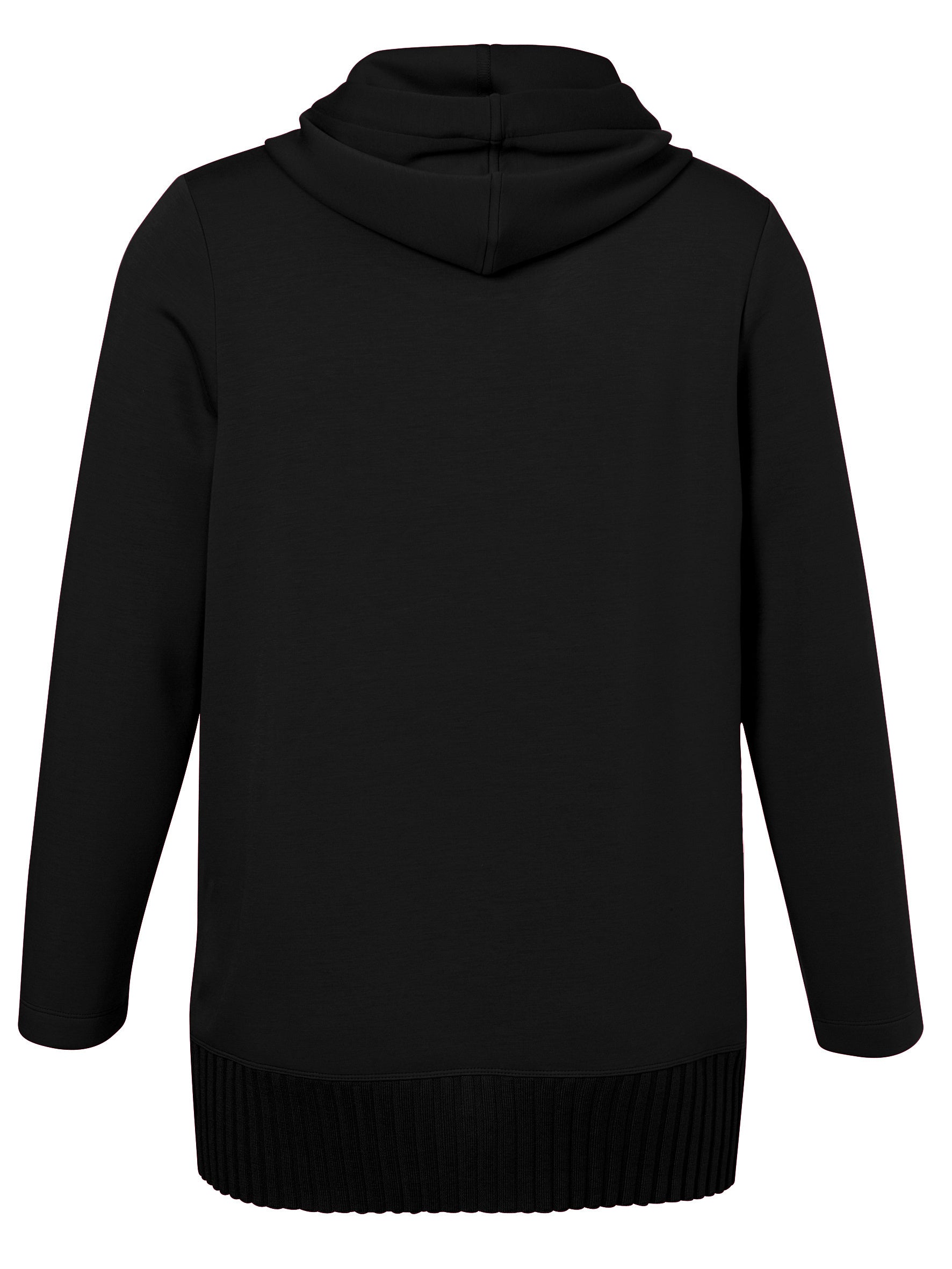 Sweathoodie aus Viskosemix - 104-black - Schwarz
