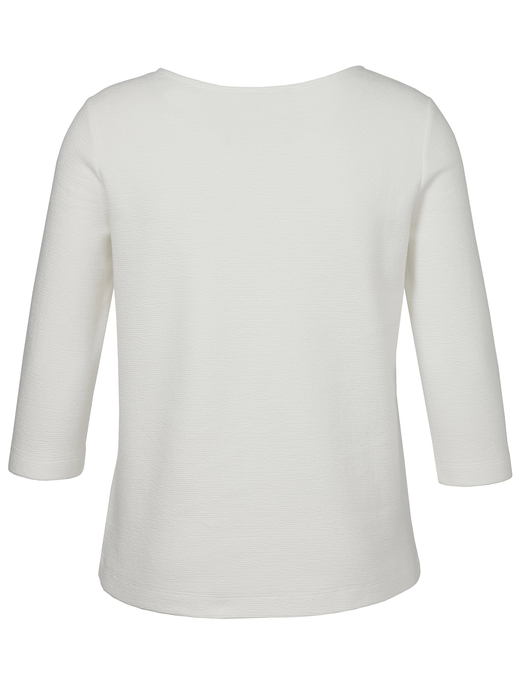 Sweatshirt - 954-offwhite - Weiß