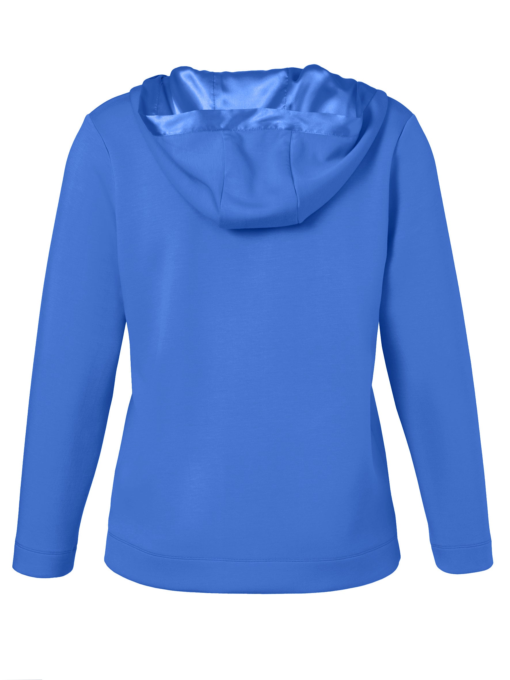 Sweathoodie aus Viskosemix - 854-azur - Blau