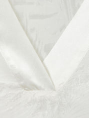 Schlupfbluse mit V-Ausschnitt - 954-offwhite - Weiß
