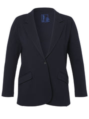 Blazer aus Viskosemix - 814-navy - Blau