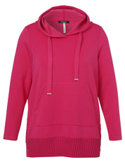 Sweathoodie aus Viskosemix - 654-pink - Pink