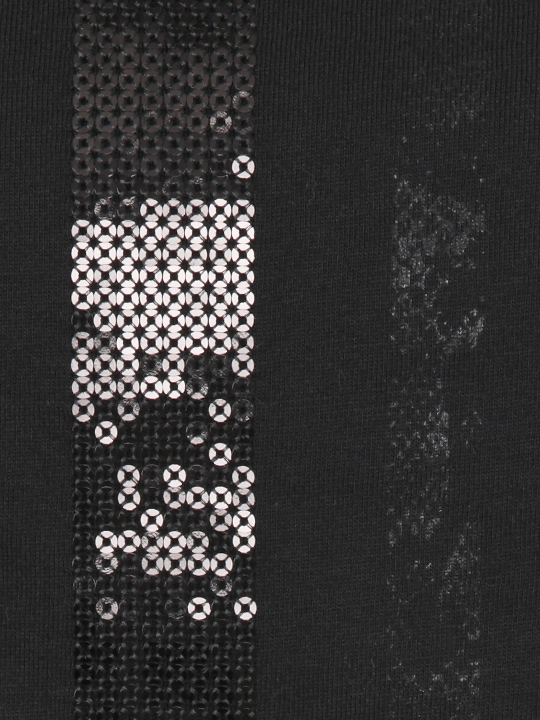 T-Shirt aus Baumwolle - 104104-black / black - Schwarz
