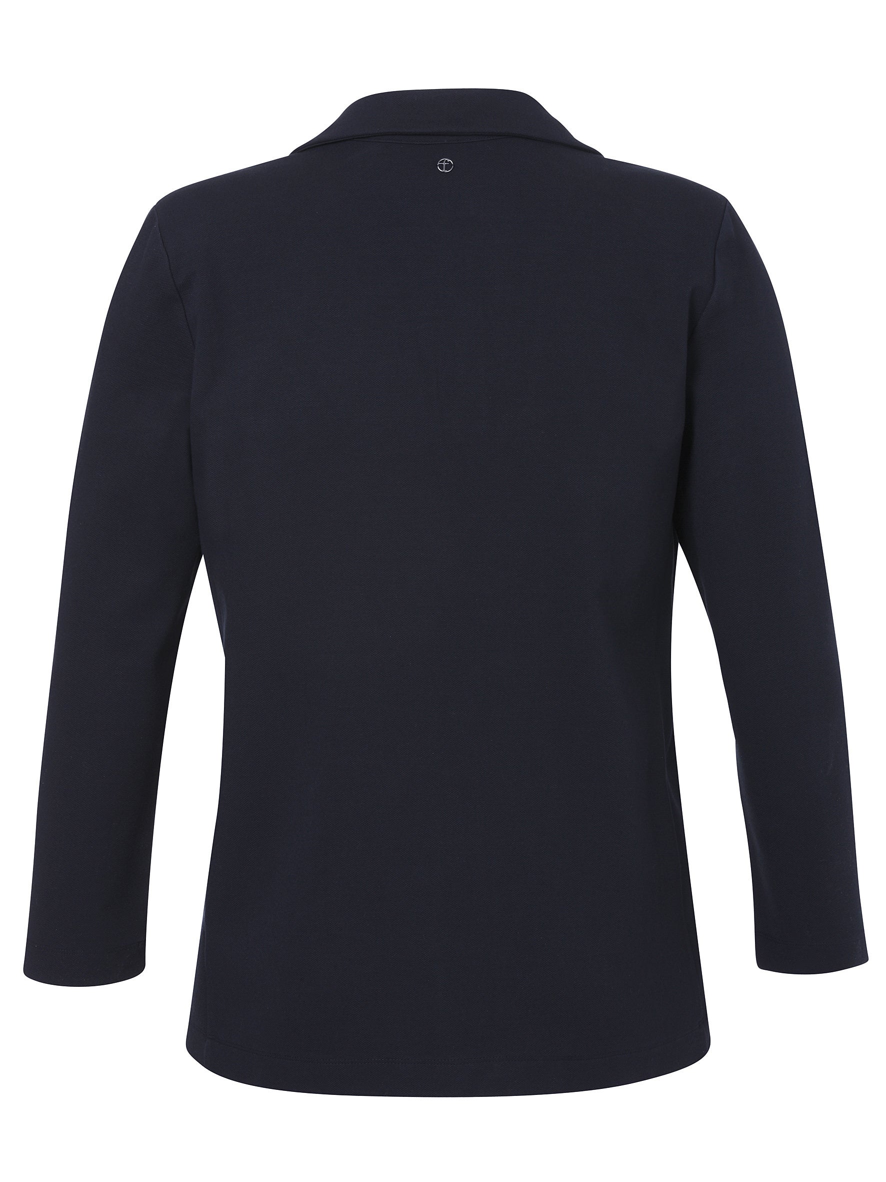 Blazer aus Viskosemix - 814-navy - Blau