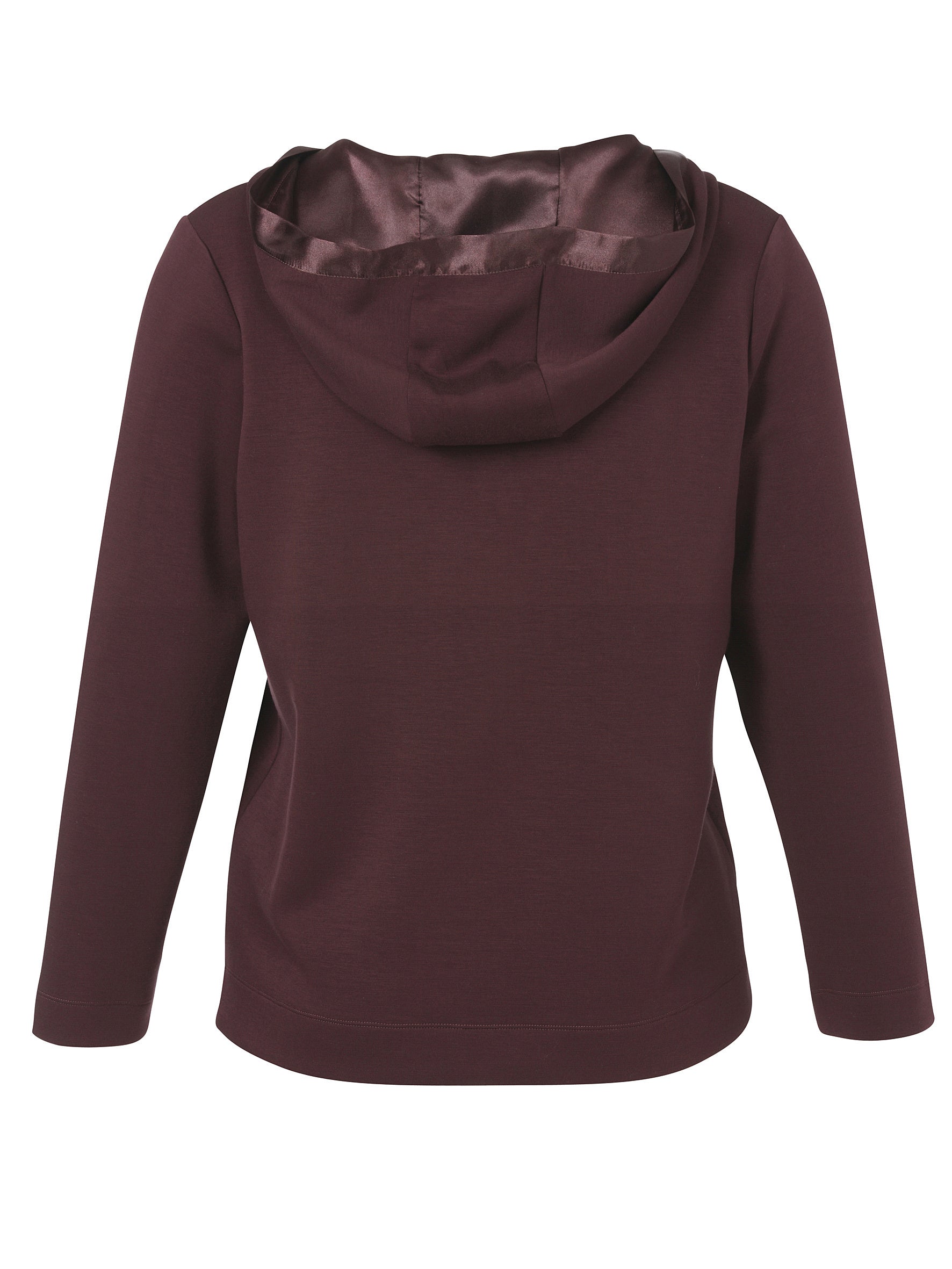 Sweathoodie aus Viskosemix - 314-wild berry - Rot