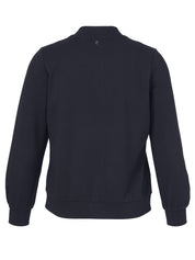 Bomberjacke aus Viskose - 814-navy - Blau