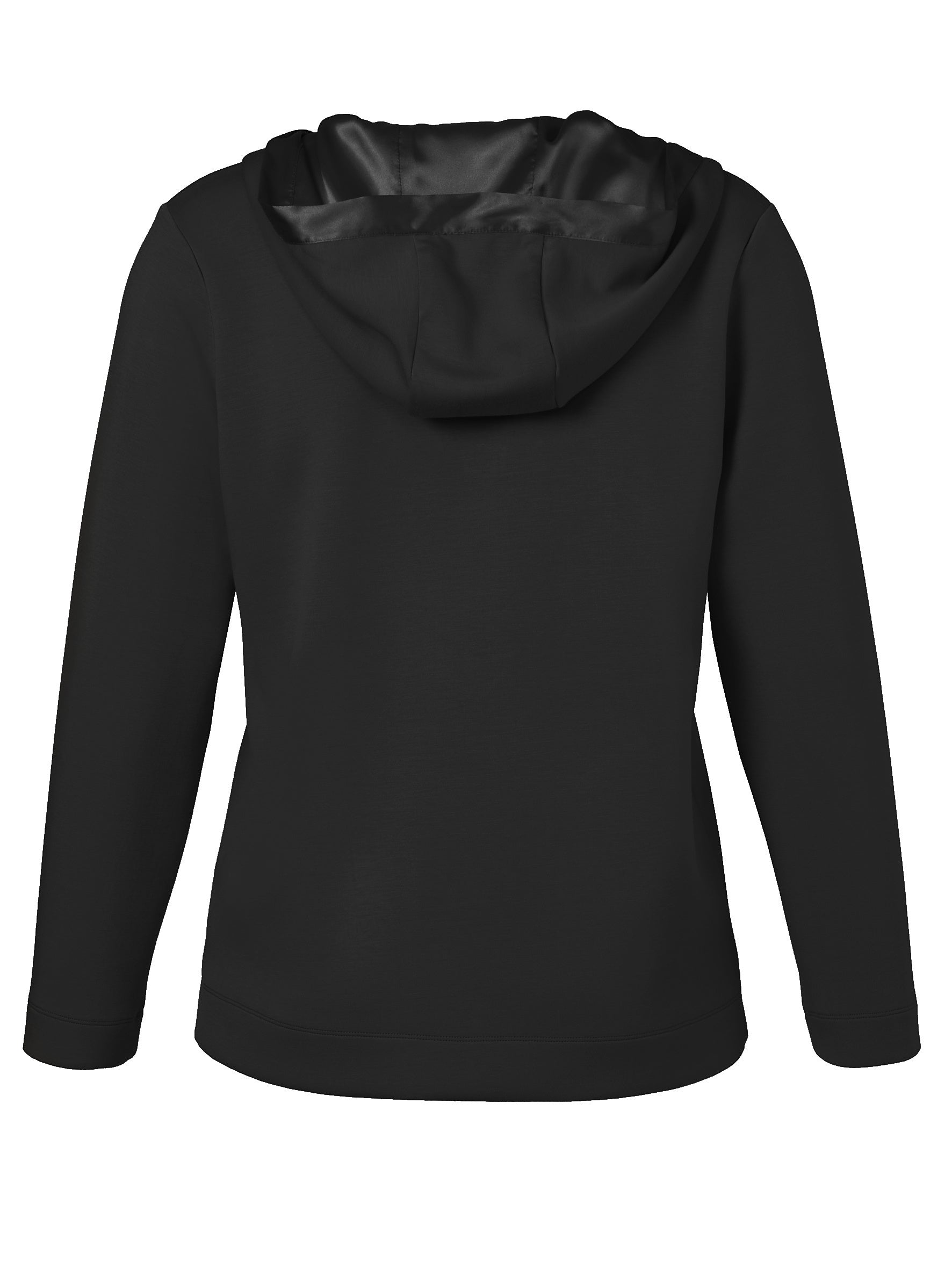 Sweathoodie aus Viskosemix - 104-black - Schwarz