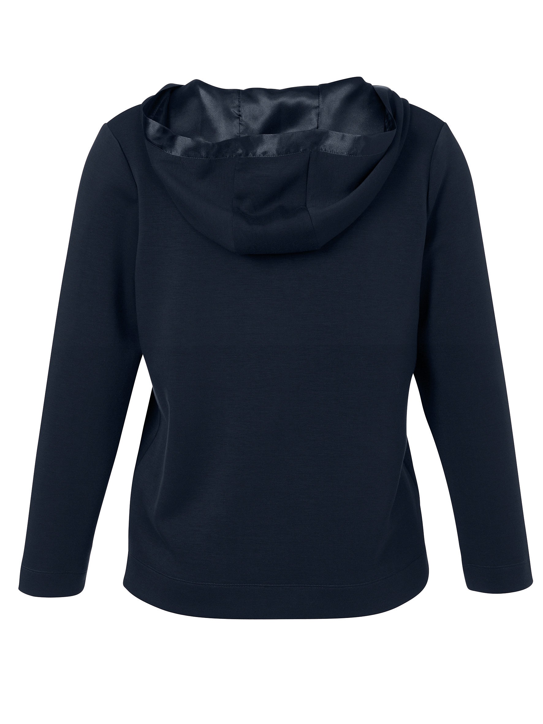 Sweathoodie aus Viskosemix - 814-navy - Blau