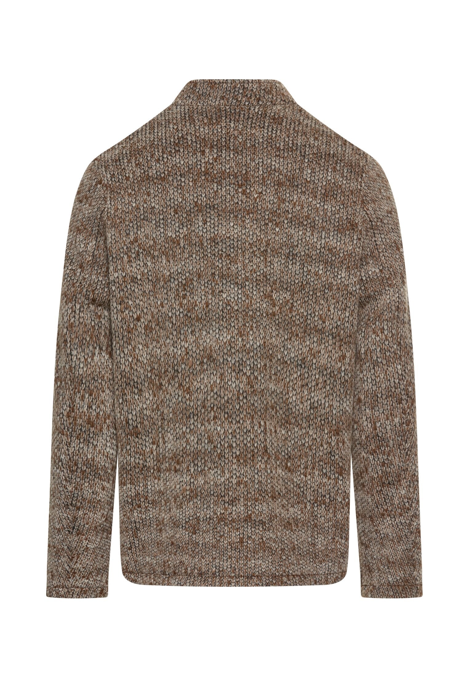 Übergangsjacke aus Wollmix - 27-Dark Brown - Braun