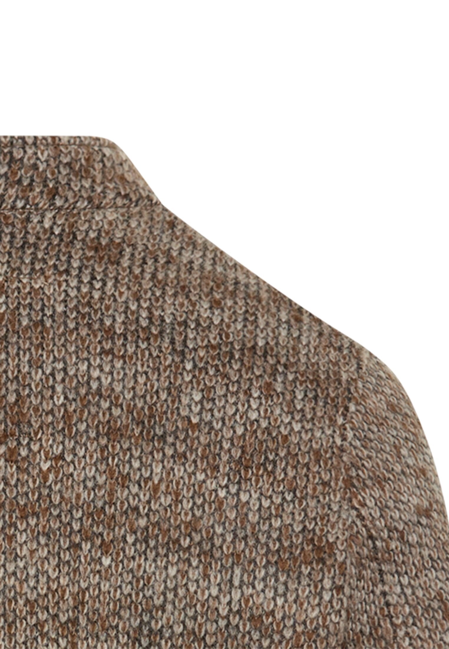 Übergangsjacke aus Wollmix - 27-Dark Brown - Braun
