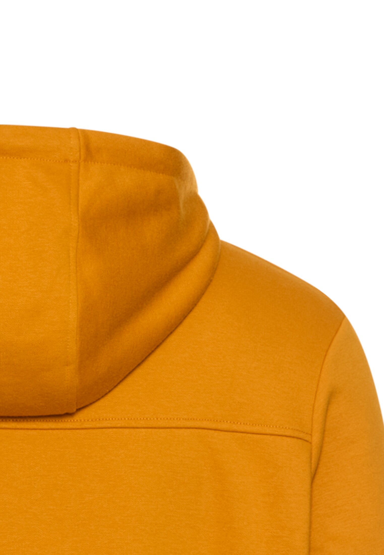 Sweatshirtjacke aus Baumwollmix - 67-Burned Yellow - Orange