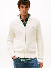 Strickjacke aus Bio-Baumwolle - Z00-YELLOW - Creme