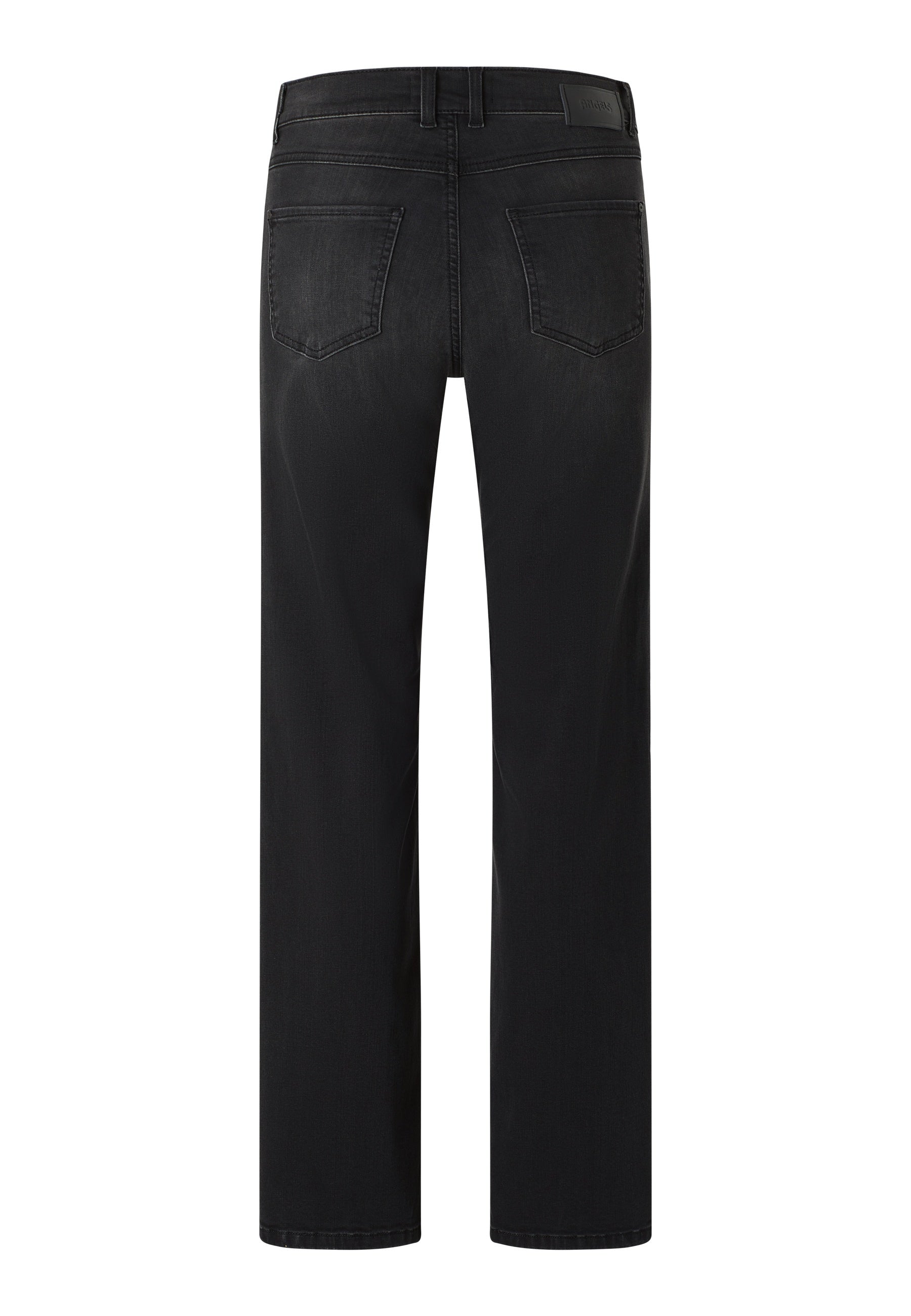 Jeans LARA Wide Leg - 1158-anthracite used - Grau