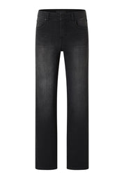 Jeans LARA Wide Leg - 1158-anthracite used - Grau