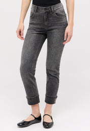 Jeans CICI CROP GLAM Slim Fit - 12758-grey random used - Grau
