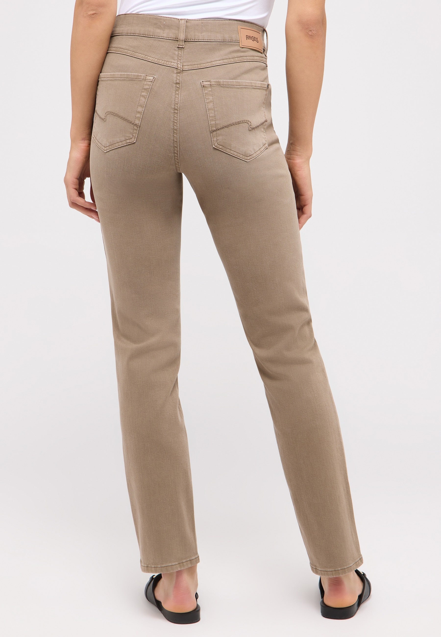 Jeans CICI Slim Fit - 4445-truffle used - Braun