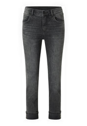 Jeans CICI CROP GLAM Slim Fit - 12758-grey random used - Grau