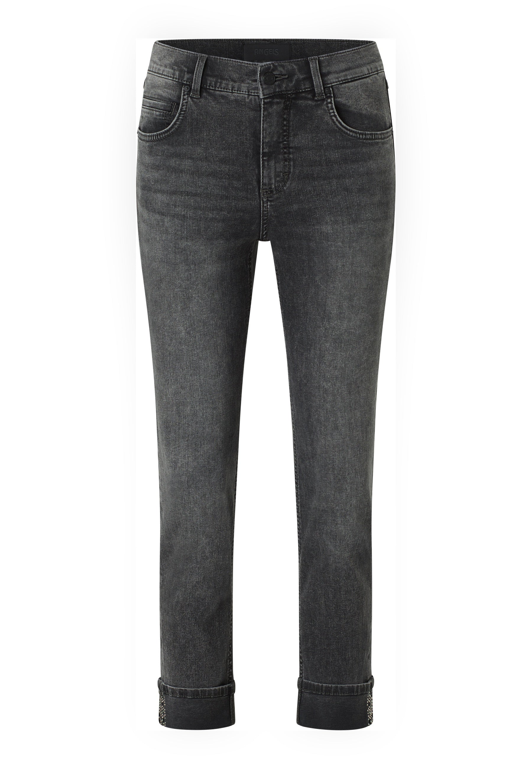 Jeans CICI CROP GLAM Slim Fit - 12758-grey random used - Grau
