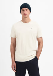 T-Shirt aus Baumwolle - 013-Kit - Beige