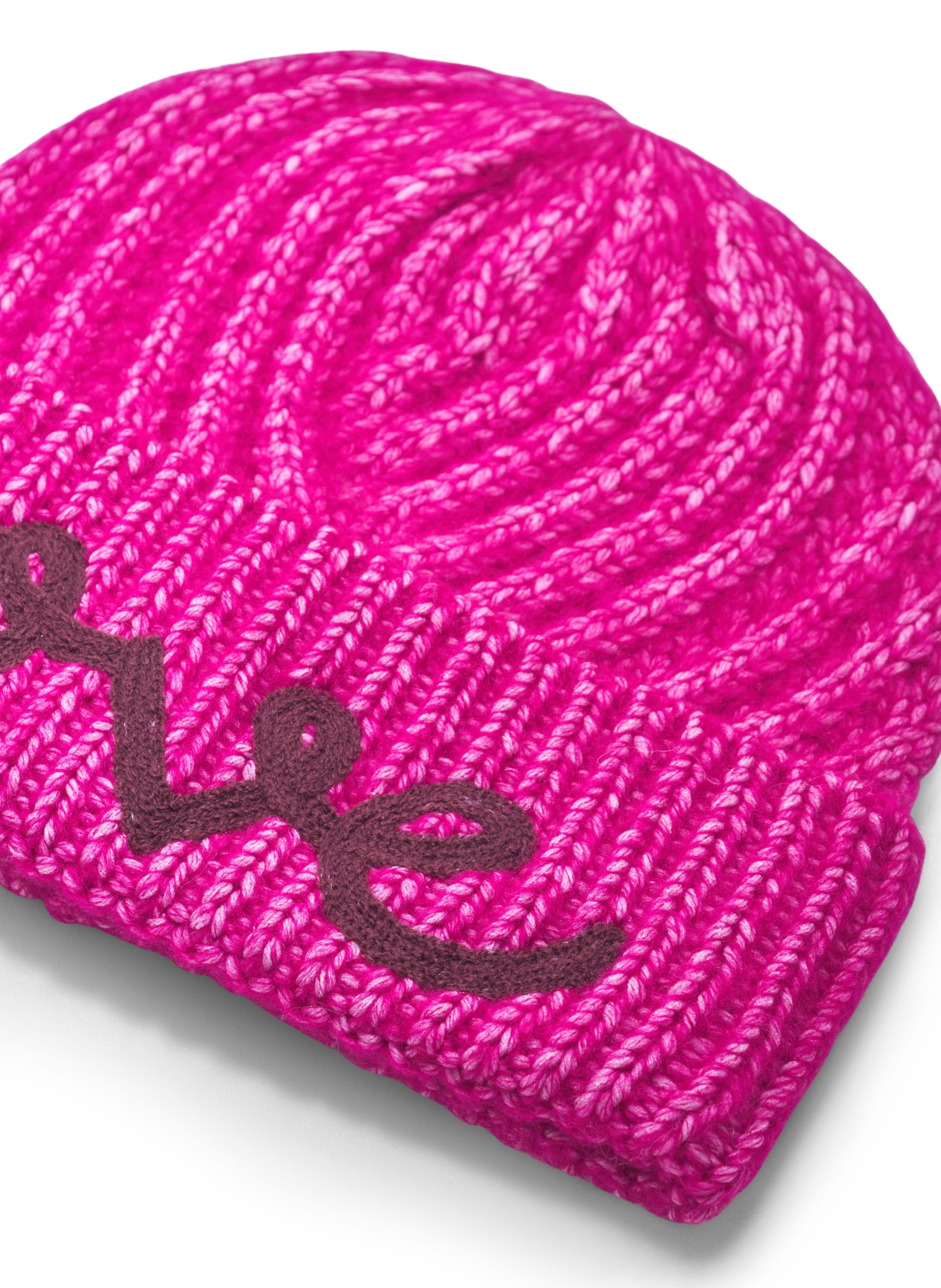 Strickmütze LOVE - PIN2 - Pink