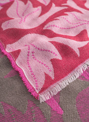 Schal mit PEACE ON EARTH-Schriftzug - PIN2 - Pink