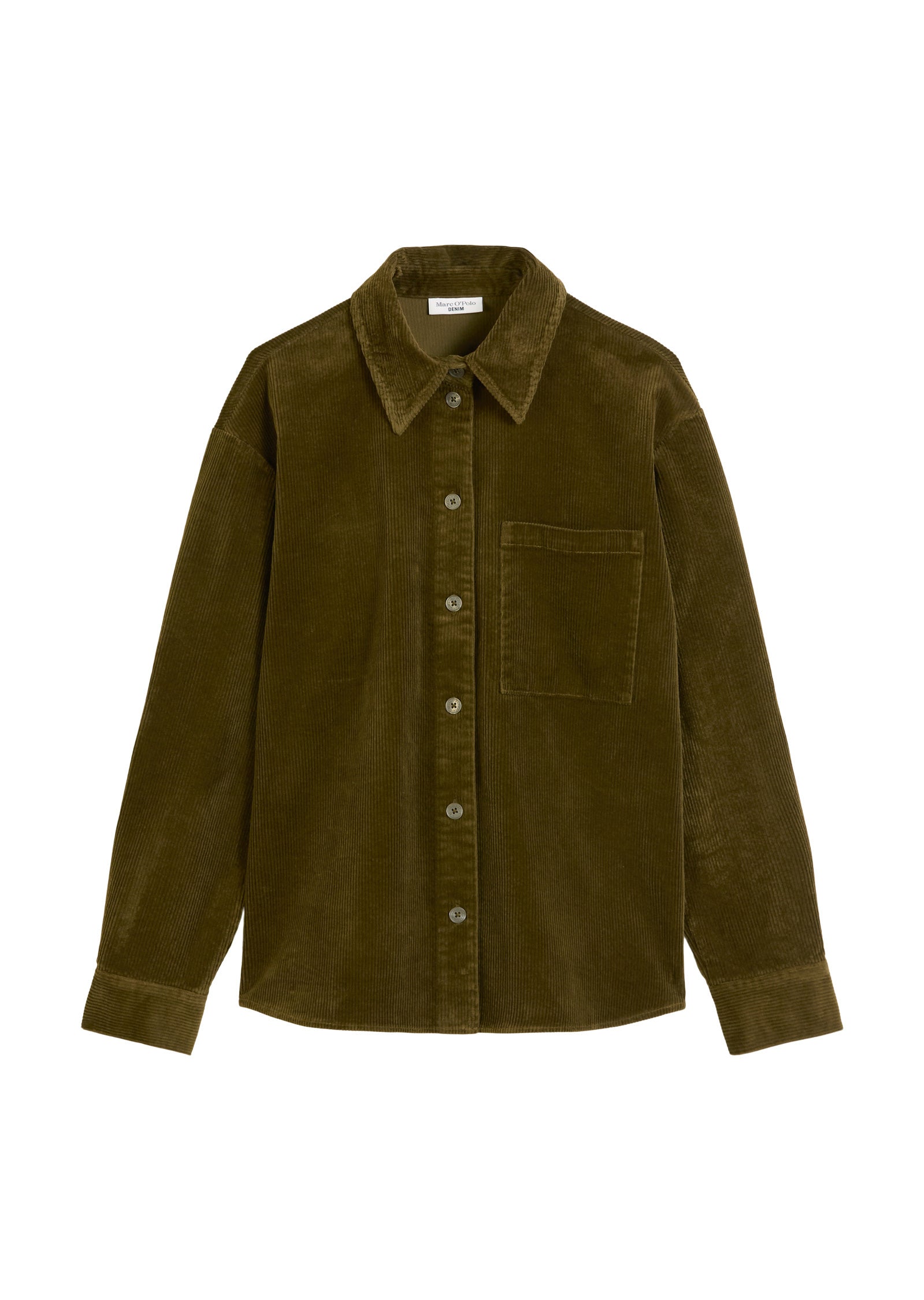 Cordovershirt aus Baumwolle - 1358-Burnished Logs - Khaki