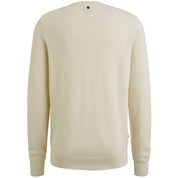 Strickpullover - 910-Bone White Melee - Weiß