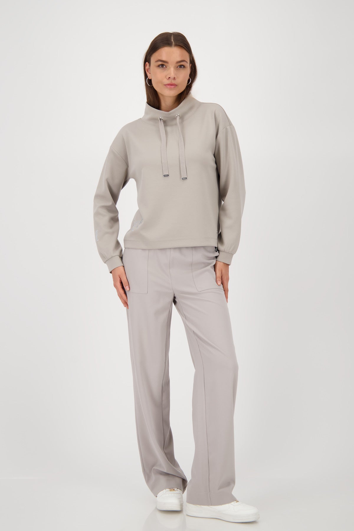 Sweatshirt aus Viskosemix - 540 greige - Beige