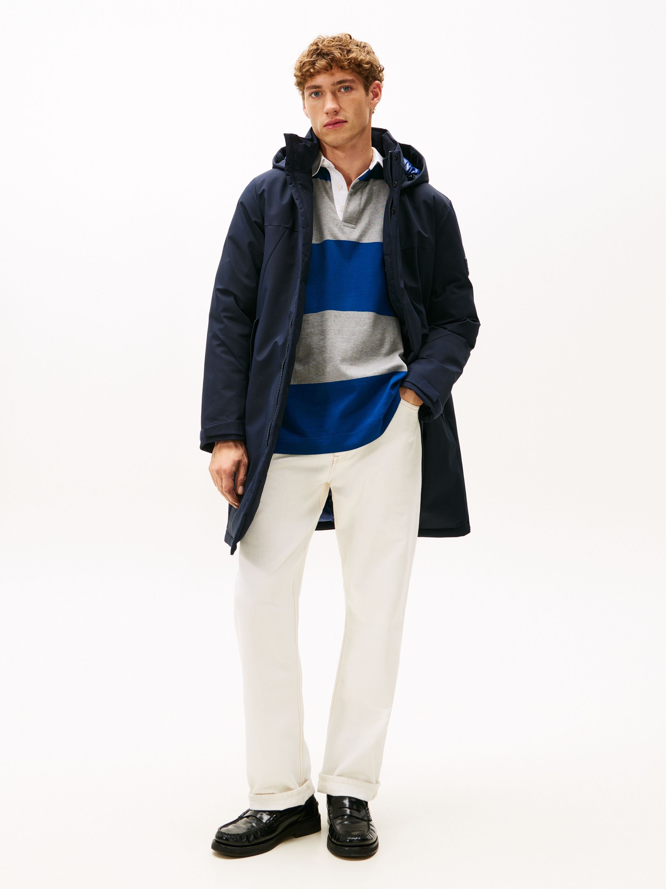 Parka mit Kapuze - DW5-BLUE - Blau