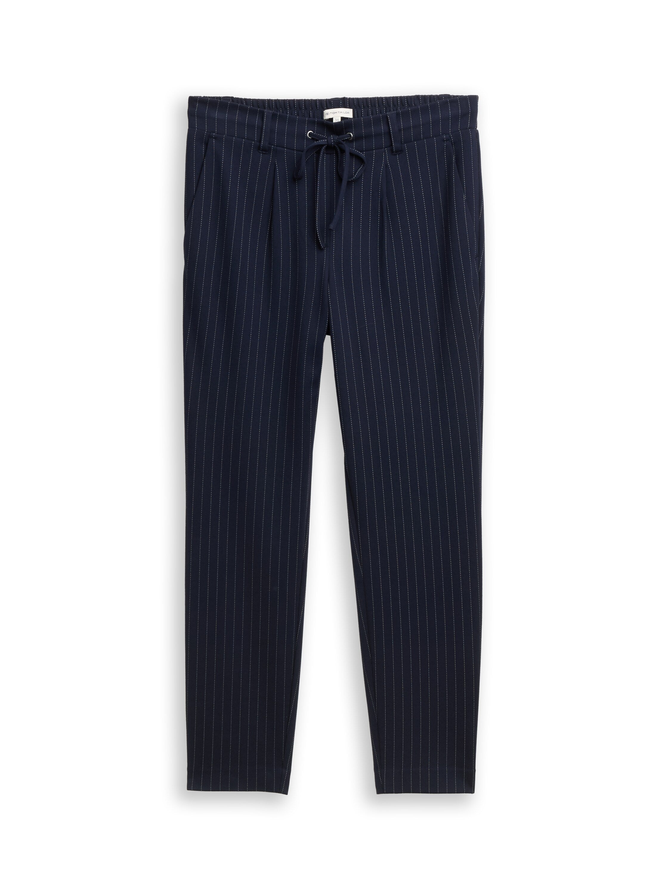 Joggpants Loose Fit - 38650-navy white pinstripe - Blau
