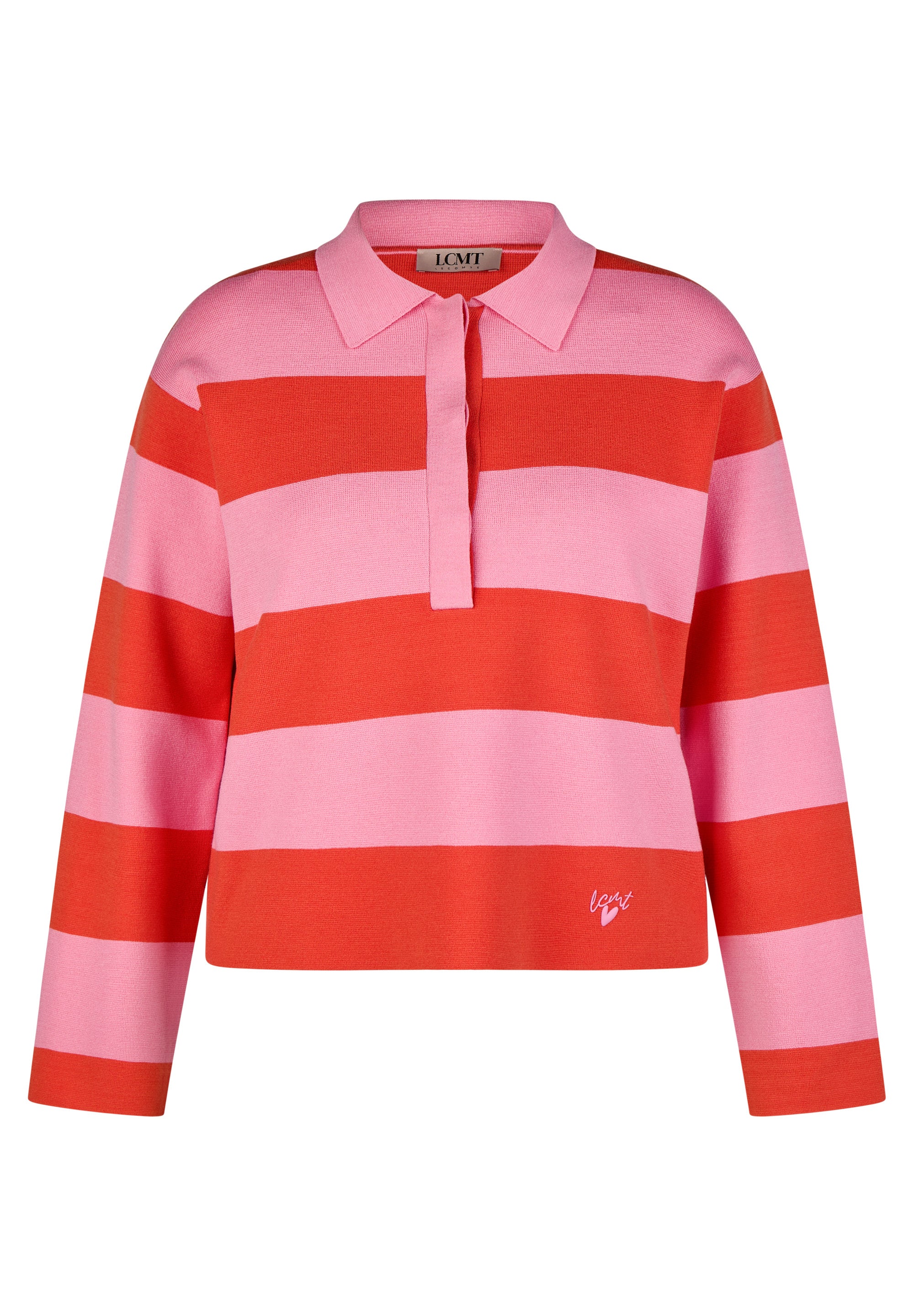 Strickpullover aus Viskosemix - 6212-ROSA - Rosa