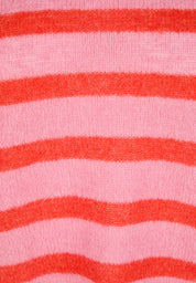 Strickpullover aus Alpakamix - 6253-HUMMER - Pink