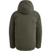 Steppjacke CREWCAT mit Kapuze - 8039-Beluga - Grün