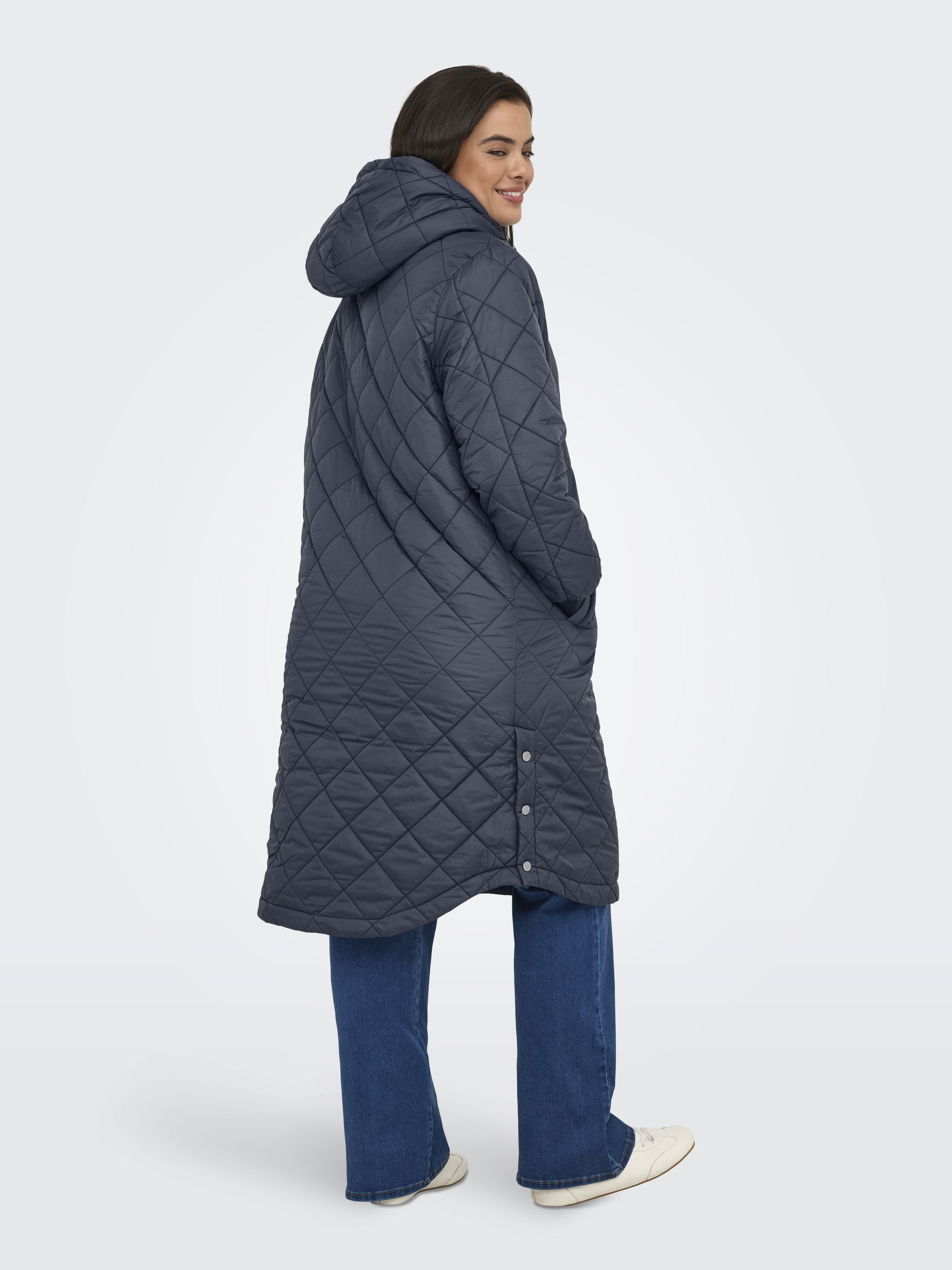Steppmantel - Ombre Blue - Blau