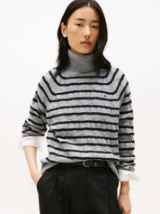Rollkragenpullover aus Wolle - 0CV-GREY - Grau