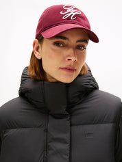 Daunenmantel mit Kapuze - BDS-BLACK - Schwarz