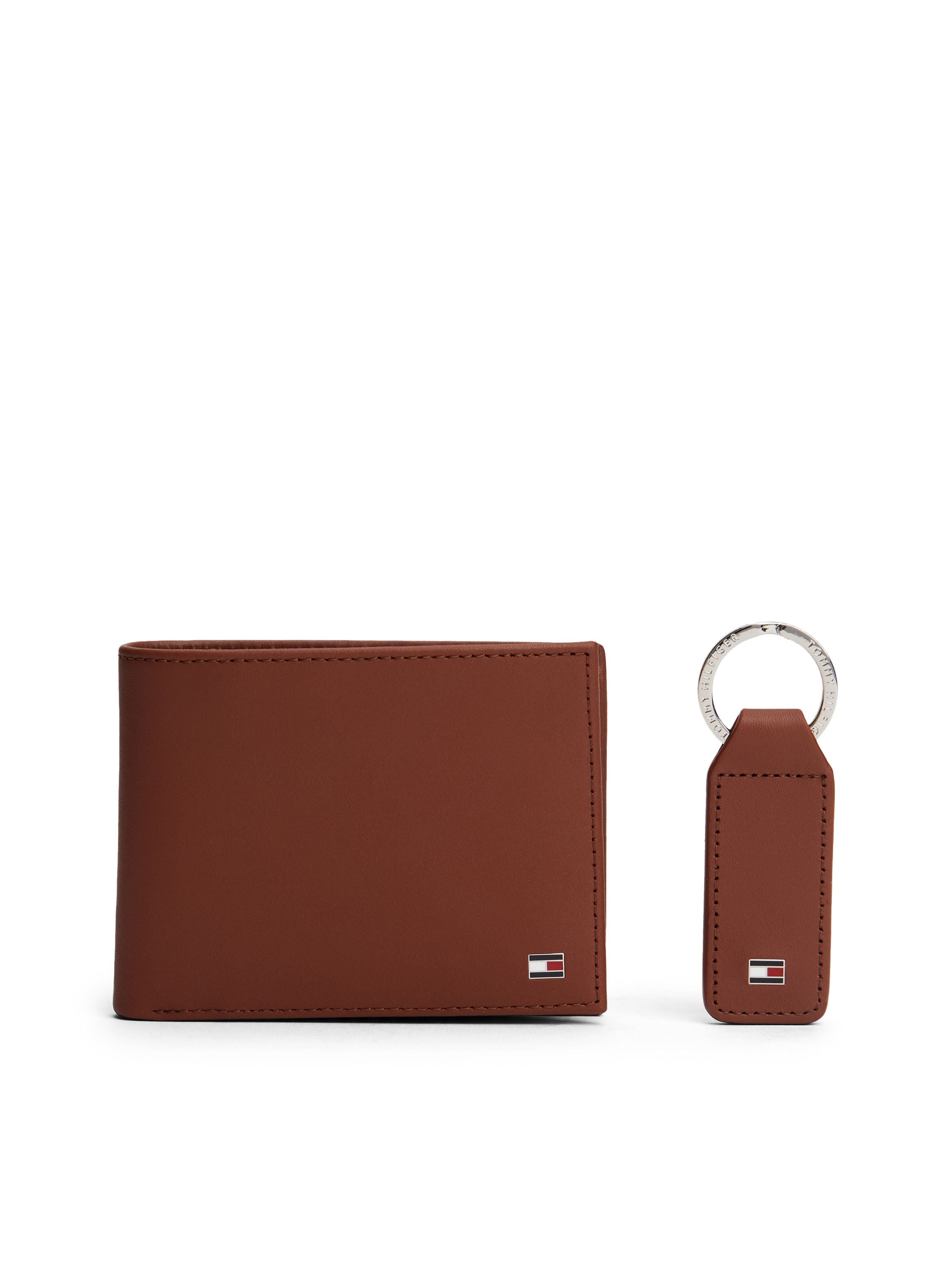 Geldbörse und Schlüsselanhänger - GB8-BROWN - Braun