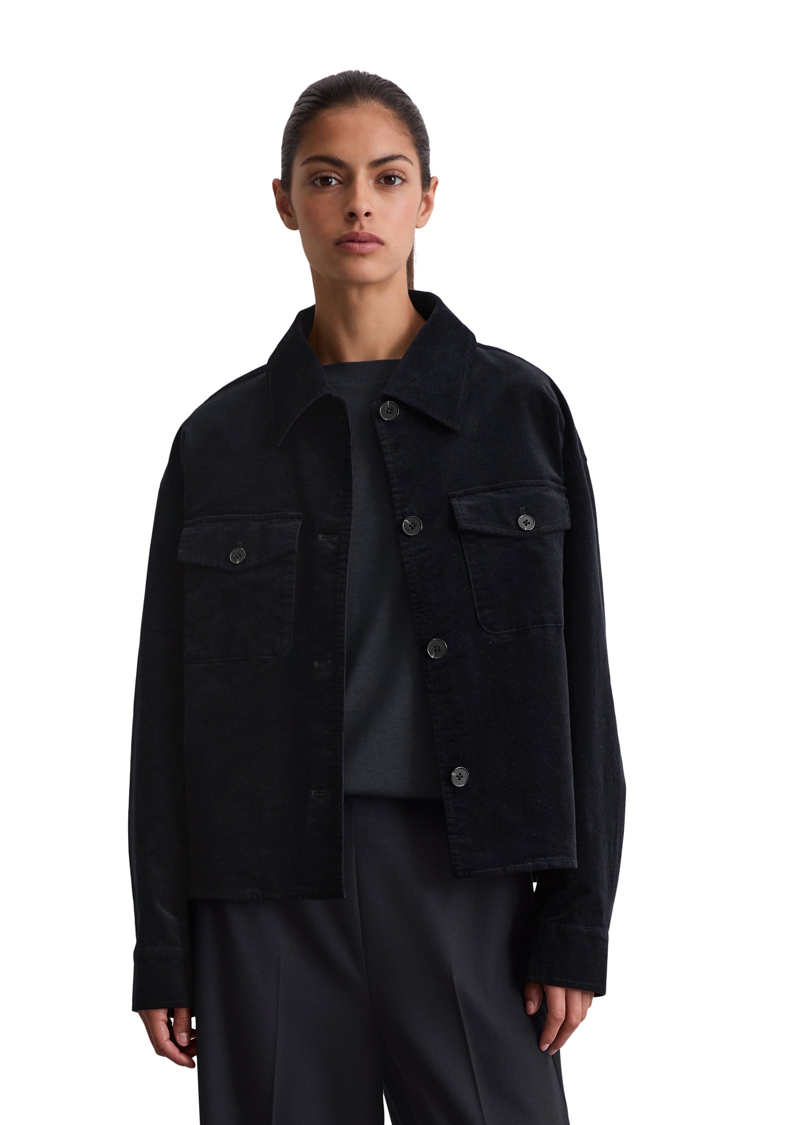 Cord-Overshirt Relaxed Fit - 888-deep night blue - Blau