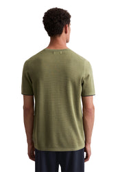 Strick-T-Shirt aus Baumwolle - 434-avery fern - Grün