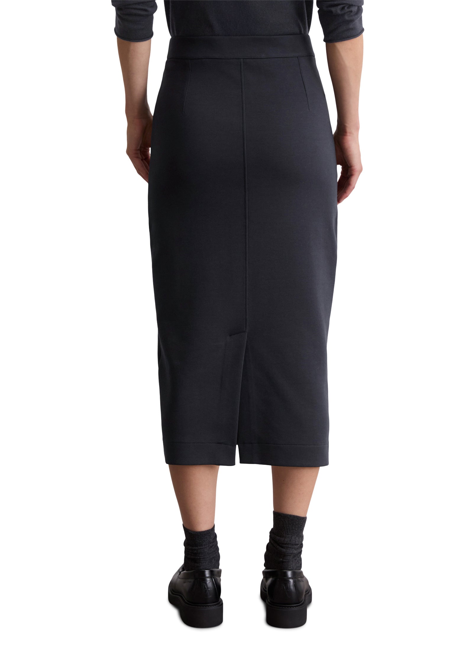 Jerseryrock Midi Slim Fit - 888-deep night blue - Blau